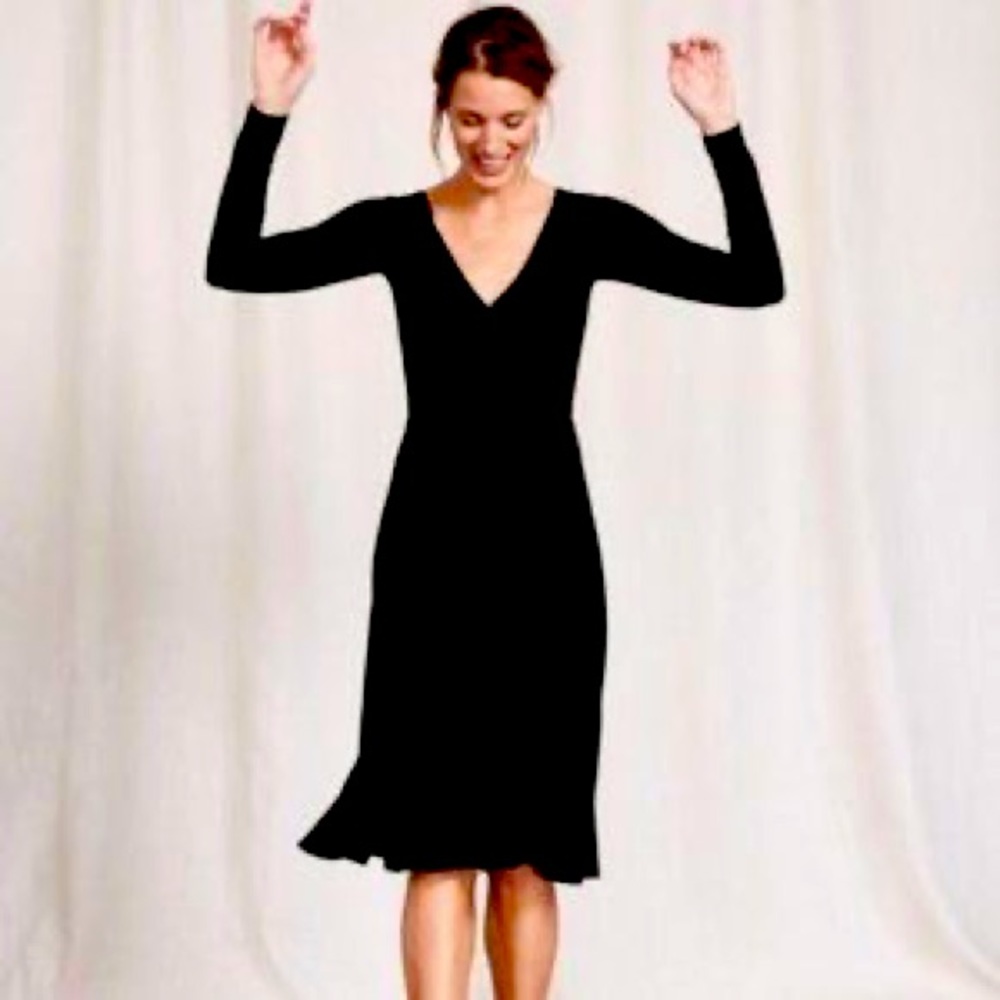 Georgia Jersey Day Dress in Black